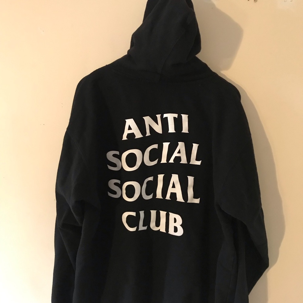 anti social social club hoodie